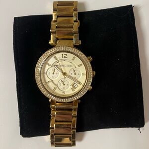 Gold Michael Kors watch